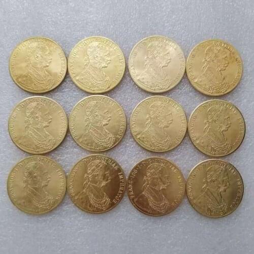 12 Different Years of Austrian Collectible Commemorative Coin Gift Lucky Challenge Coin