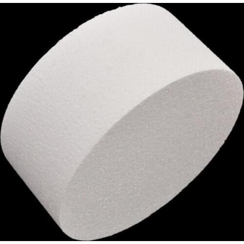 Lightweight Round shape 4/6/8inch Round Foam Cake Dummy Flower Decor Practice Model Practicing Tool Cake Dummy