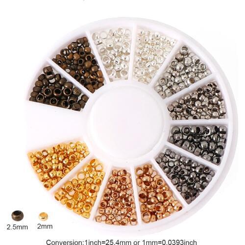 Creative jewelry DIY small parts positioning beads and beads set combination box installed