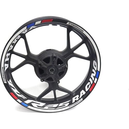 Motorcycle Wheel Sticker Reflective Decals Rim Tape Strip For kawasaki YAMAHA YZF R25