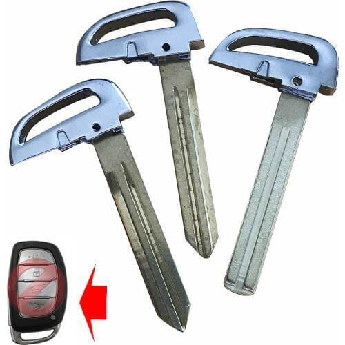 New Remote Prox Smart Key Blade Blank Insert Replacement Emergency For Hyundai Elantra IX35 I25 Verna Sportage