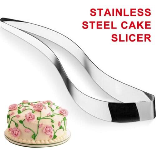 Stainless Steel Cake Slicer Cheese Confectionery Cutter Chocolate Biscuit Knife Pie Pancake Divider Cake Tools dropshipping