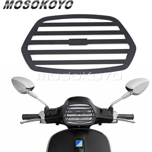 For Vespa Sprint 150 2017 2018 2019 2020 Scooter Motorcycle Headlight Cover Front Head Light Grille Shell Aluminum Net Protector