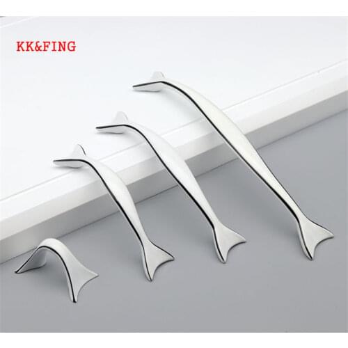 KK&FING American Zinc Alloy Cabinet Handles and Knobs Kitchen Cupboard Door Drawer Handles Fashion Furniture Handle Hardware