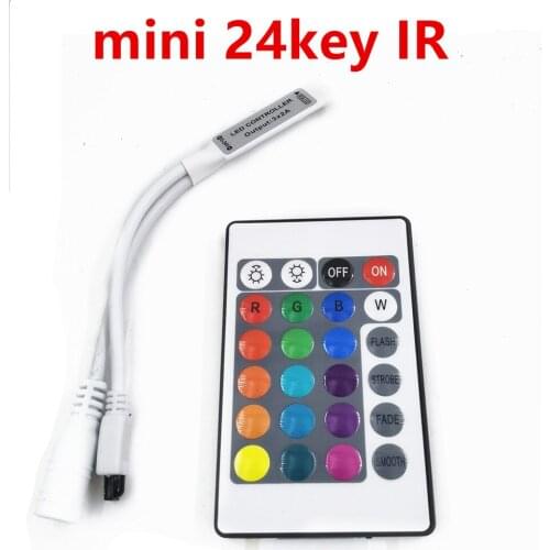 Led Controller LED IR RGB Controler LED Lights Controller IR Remote Dimmer DC12V For RGB 3528 5050 LED Strip