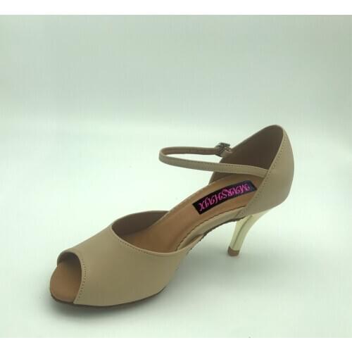 7.5cm heel Latin Dance Shoes For women Salsa shoes pratice shoes comfortable dance shoes MS6255NLR High Heel low heel latin