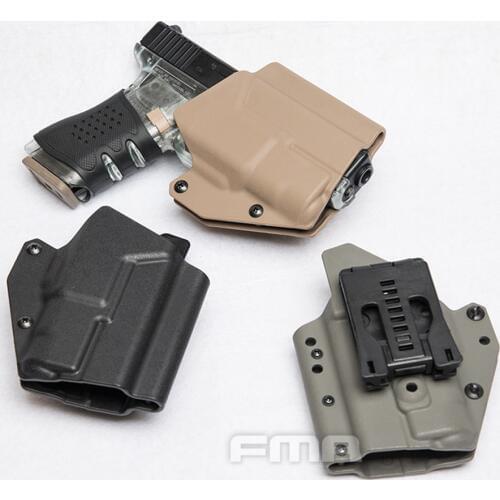 Military Tactical Belt Holster Light-Bearing Paddle Belt Holster for Glock 17s
