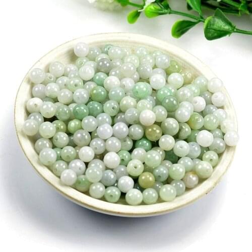 High Quality A Grade 5-6mm Diameter Myanmar Semi-precious Stone Beads Wholesale DIY jewelry Rounded Loose Bead LB080530