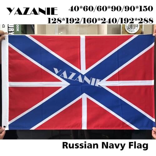 YAZANIE Russian Jack and Fortress Flag Guys of the Russian Navy Huys Naval Jack of Russia Russian Navy Army Flags And Banners