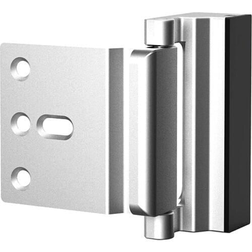 Security Lock, [2 Pack] Home Security Door Lock with 8 Screws, Childproof Door Reinforcement Lock, Withstand 1000 Lbs