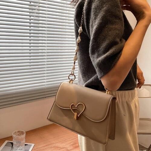 Luxury Pu Leather Handbags Women Small Shoulder Bags Designer Ladies Chain Purses High Quality Female Crossbody Messenger Bags