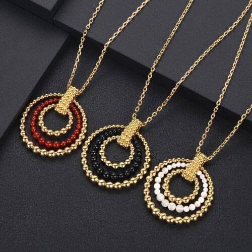 JaneKelly popular AAA cubic zirconia chain necklace ,Torque brass base with gold plating womens accessarioes