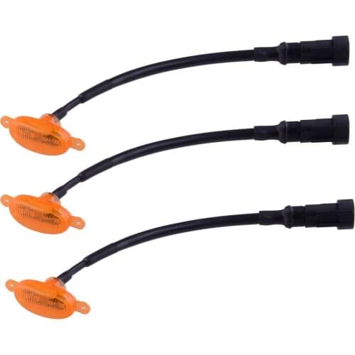 1 Set 23 cm Plastic Car LED Front Grille Running Marker Light Fit For GMC Sierra 2500 2019 2020 2021