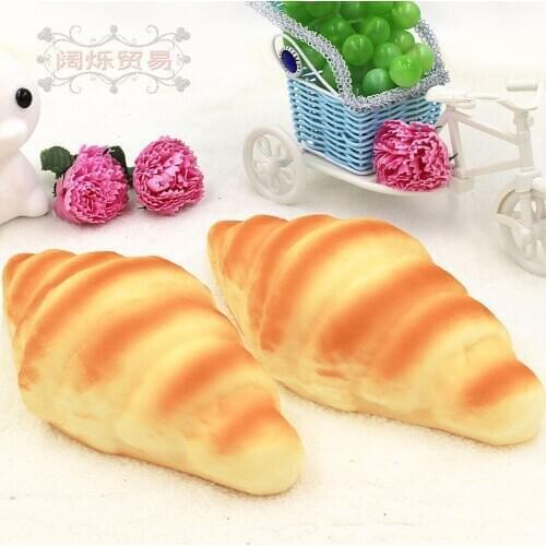20pcs/pack Artificial Bread Cake Slow Rising Squishy Squeeze Toys Soft PU Realistic Conch Bread Food Dessert Pastry Model Decor