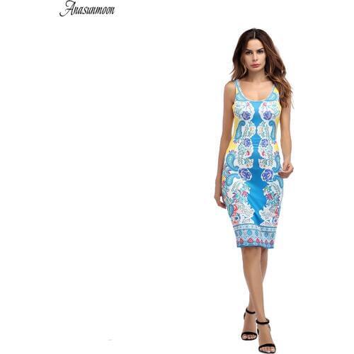 ANASUNMOON Office Summer Dresses