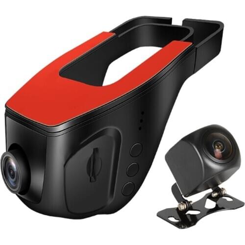 Single/Double Lens Car Hidden Night Vision USB Driving Recorder ADAS Dash Cam 77HF