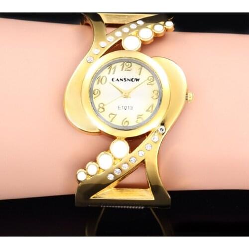 Women Bangle Watches Top Brand Luxury Woman Gold Silver Rhinestone Bracelet Watch Ladies Girls Casual Clock 11 Nov11 Reloj Mujer