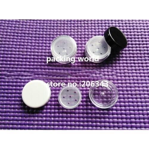 1G multi-colors powder case with sifter ,loose powder case cosmetic container,eyeshadow container,power container Cosmetic Jar
