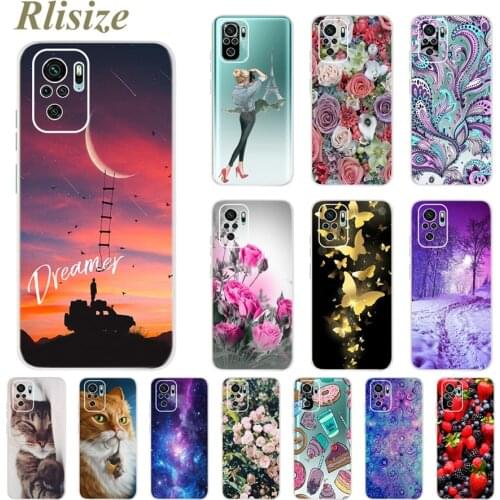 For Xiaomi Redmi Note 10 Case Silicone Soft TPU Back Cover For Xiaomi Redmi Note 10S Note10 S Phone Cases 6.43'' Cute Coque Bags