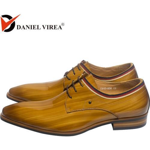 Мужские лакированные туфли DANIEL VIREA China At AliExpress