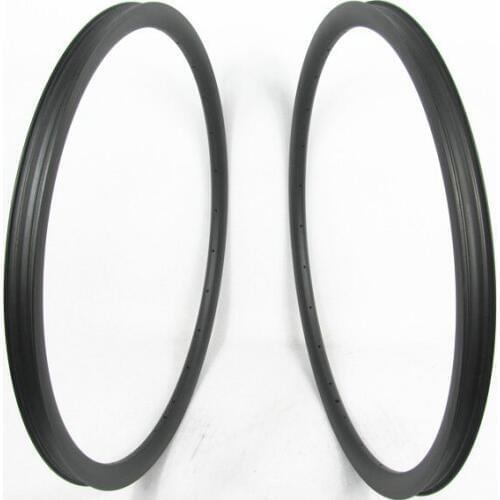 DEERACE SAT NO OUTER HOLES 23.5mm X 24mm 29er 27.5er 26er Clincher Hookless Carbon MTB Bicycle Wheel Rims Tubeless Ready for XC
