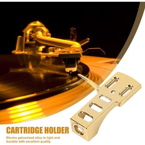 Aluminium Alloy Turntable Player Holder Phonograph Vinyl Record Player Cartridge Replacement Phonograph Headshell Mount