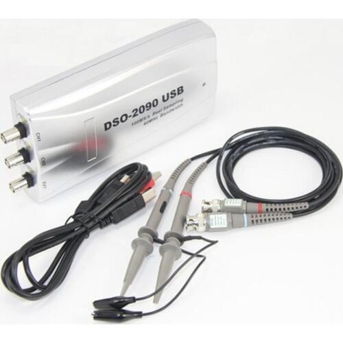 DSO-2090 Portable Original Hantek Digital Virtual Oscilloscope USB PC 100MS/s 40MHz Bandwidth