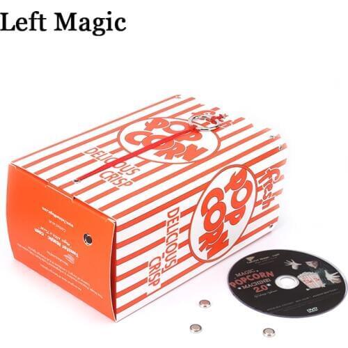 Electronic Edition - Popcorn 2.0 Magic ( DVD + Gimmick ) Magic Tricks Appearing From Empty Box Mentalism Illusion Stage Comedy