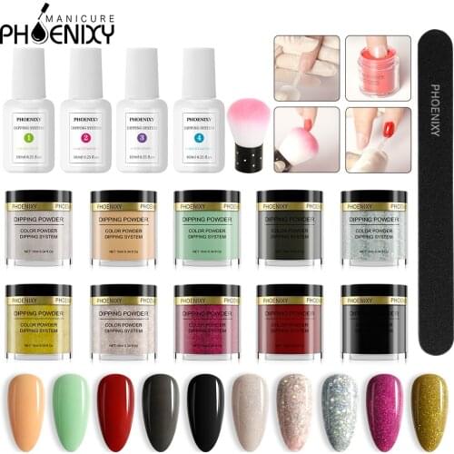 Holographic Powder For Nails Nail Dip Powder Starter Kit Dipping Powder Nails Set All For Manicure Design Nail Art Decorations