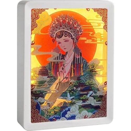 Square Shadow Box Frames Decoration Acrylic 3D Shadow Custom Art Paper Cut Light Box Room Wedding Photo Frame Vintage Craft Gift