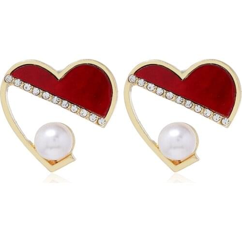 Mayjim Statement Fashion Korean fashion metal sweet versatile love personality Earrings