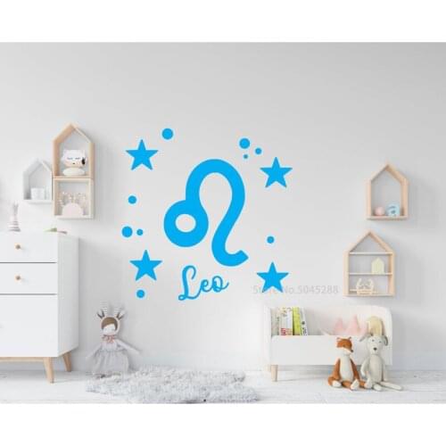 Zodiac Decal Horoscope Wall Decal Astrology Decor Zodiac Stickers Sun Moon Stars Wall Stickers Horoscope Gift Astrology Z525