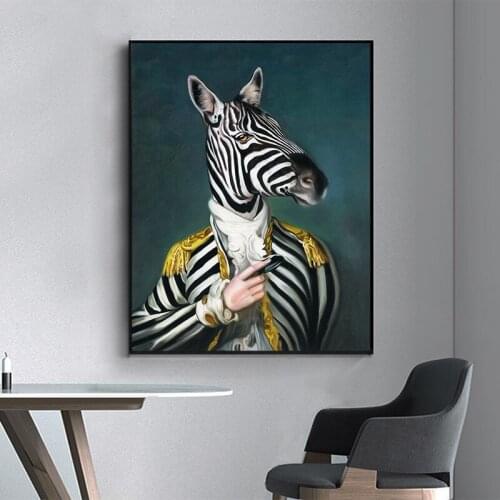 AAHH Wall Art Canvas Paintings Print Poster Animal Picturs Figure Painting Abstract Picture for Living Room Home Decor No Frame