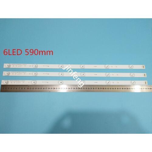 New Original Kit 3 PCS 6LED 590mm LED backlight strip for LG 32LB580 32LB562V 32LB650V 6916L-1841A 6916L-1842A DRT3.032"_A B