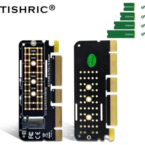 M.2 NVME SSD NGFF To PCI-E 16X Riser Add On Card SSD M2 PCI Express X16 PCIE Riser PCI E NVME Adapter Support NVME M.2 Hard Disk