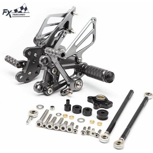Quick Shifiter Motorcycle Rearset Footpeg For Honda CBR600RR CBR 600RR 600 CBR600 RR 2003-2006 CNC Adjustable Aluminum Footrest