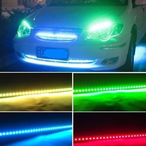 2 Pcs/Set 30cm 12 LED Light 30cm 3528 SMD LED Strip Light Waterproof Car Decor
