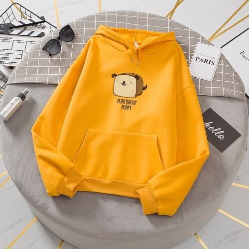 Hoody Face Thick Fleece Sweatshirts Plus Size Hoodies Women Femme Chandails Sweter Damski Sweatshirt Women Black Hoodie Oversize