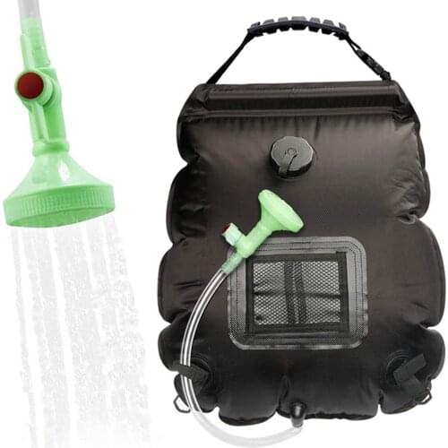 Camping 20L Outdoor Solar Camping Shower Bag Travel Sun Shower Bag