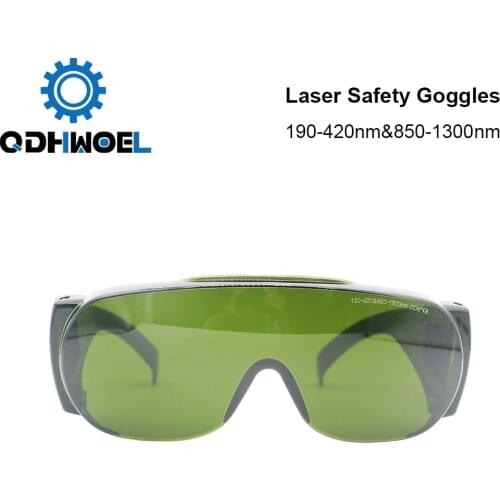 QDHWOEL 1064nm Protective Goggles Style B Laser Safety Goggles 850-1300nm OD6+ CE For Fiber Laser