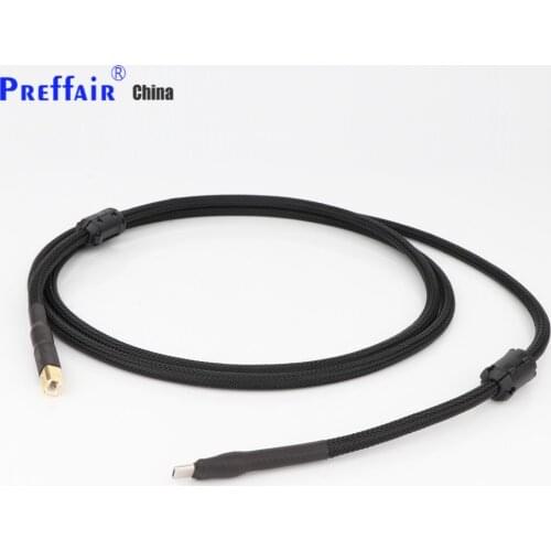 Preffair 1PC HiFi USB C To B Cable USB Type C To B Audio Data Cable 5N DAC otg macbook pro Mobile Phone Thunderbolt DAC Cable