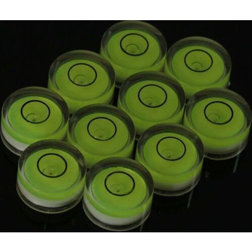 10pcs 18mm Circular Bubble Level for professional measuring and normal use (pack of Ten)