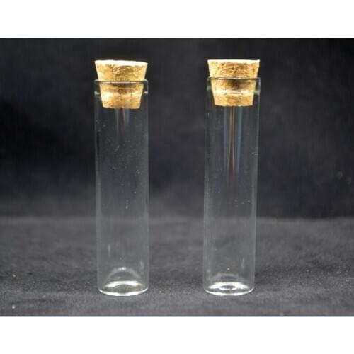 50pcs/lot 4ml 12*60mm Small Glass Vials Tube With Cork Stopper Empty Transparent Mason Jars wishing Bottles for pendant