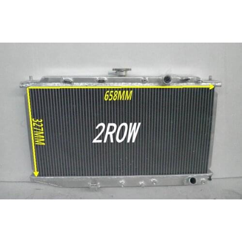 Aluminum Radiator for HONDA Civic CRX CR-X 1.5L 1.6L MT 1988-1991 1989 1990 1991