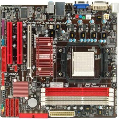 Used,original motherboard for BIOSTAR TA785G3 AM3 ddr3 Desktop motherboard tested good