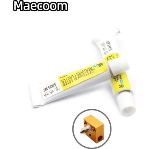 3D Printer Parts MK8 E3D Nozzle Throat Silicone Grease Adhesive Leak Proof,Heatsink Cooling Thermal conductive adhesive CR10