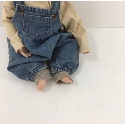 MILANCEL baby overalls spring new infant girls rompers denim boys jumpsuits baby rompers