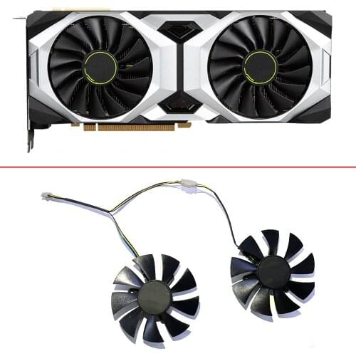 DIY 2PCS 85MM PLA09215B12H GA92S2U RTX2080 Ti VENTUS OC Graphic Cooler fan for MSI Geforce RTX 2080Ti 2080 Super Video Card Fan