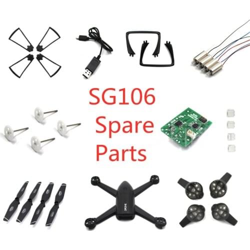 SG106 Drone Wifi FPV Drone RC Quadcopter Spare Parts Accessories set body shell motor blade frame landing gear Receiver gear etc