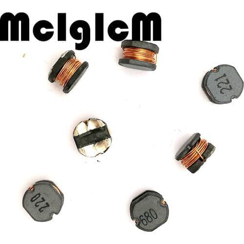 McIgIcM 1000pcs Unshielded Wirewound SMD power Inductor CD75 2.2uH 3.3uH 4.7uH 6.8uH 10uH 15uH 22uH 33uH